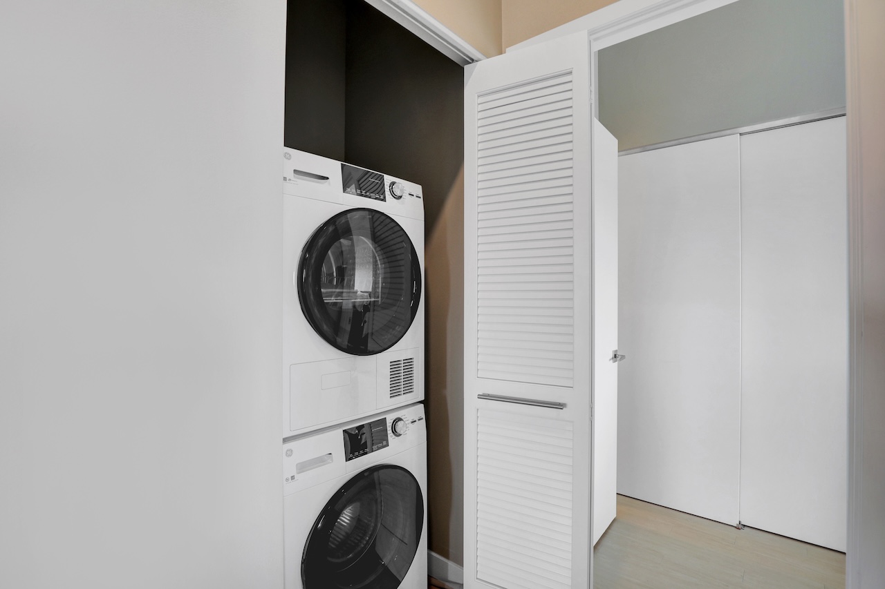 In-unit washer and dryer