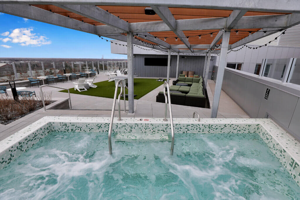 rooftop pool